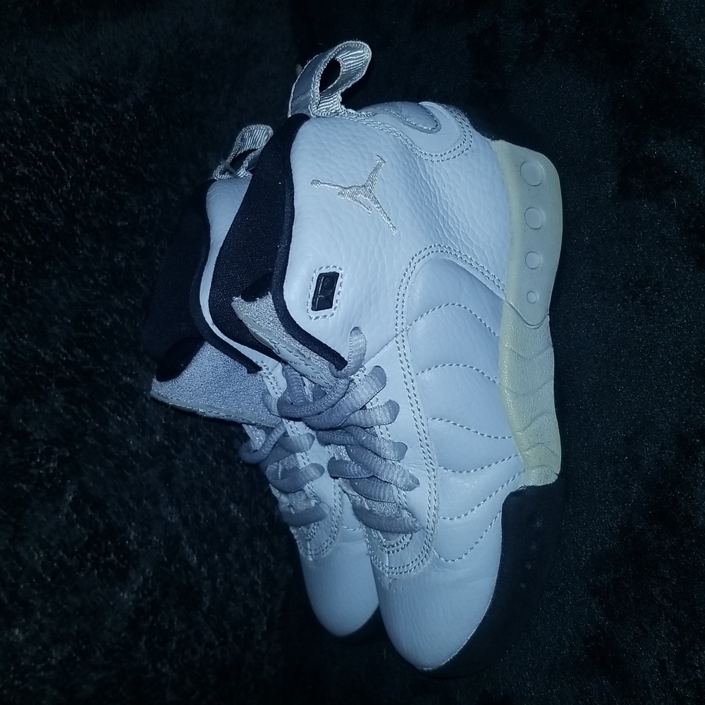 Nike Air Jordans(grey and black) Size:11c